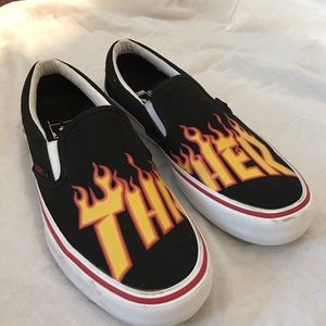 THRASHER X VANS Slip On’s 🏴‍☠️⛓